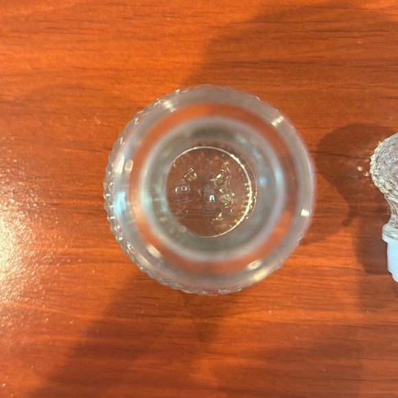 Vintage Avon Diamond Pattern Glass Bottle with Stopper - Picture 3 of 10